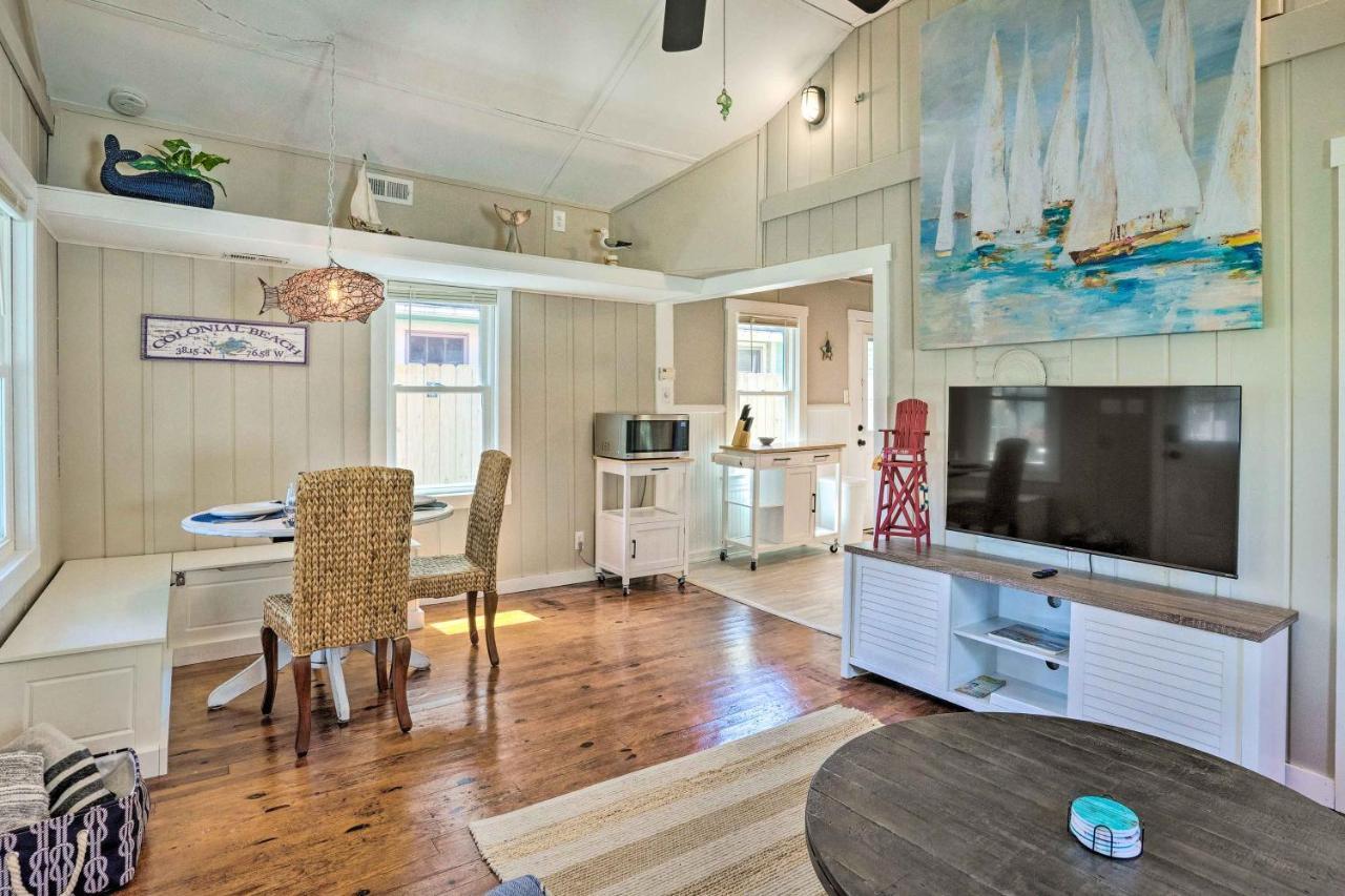 Chic Cottage With Private Yard Steps To Beach! Colonial Beach Exterior photo